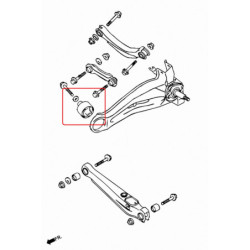 Lancer mirage 2001~2007 CS Mitsubishi Rear Trailing Bras silentbloc Hardrace