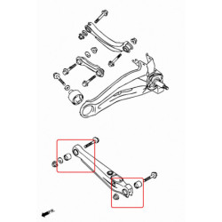 Lancer mirage 1993~1996 Mitsubishi Bras inférieur arrière silentbloc Hardrace