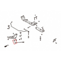 240SX SILVIA 5th S13 Nissan Tension castor Rod silentbloc Hardrace
