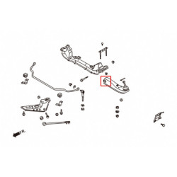 240SX SILVIA 5th S13 Nissan Front Lower Bras de suspension silentbloc Hardrace