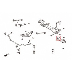 240SX SILVIA 6-7th S14 S15 Nissan Front Lower Bras de suspension silentbloc Hardrace
