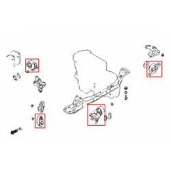March micra 2nd K11 1992-2002 Nissan Reinforced Support moteur Hardrace