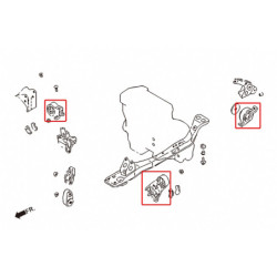 March micra 2nd K11 1992-2002 Nissan Harden Support moteur Hardrace