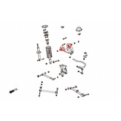 Mark ii chaser JZX90 100 Toyota Bras supérieur arrière silentbloc Hardrace