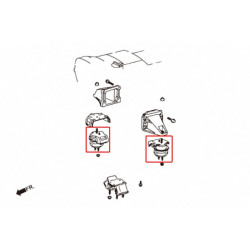 Mark ii chaser JZX90 100 Toyota Harden Support moteur Hardrace
