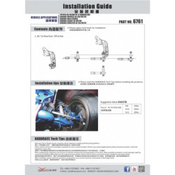 FR-S ZN6 2012-2016 Scion Rc Biellette de direction End Hardrace