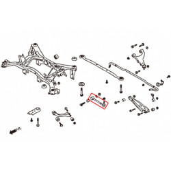 FR-S ZN6 2012-2016 Scion Rear Toe Bras de suspension Hardrace
