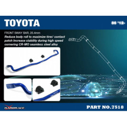 FR-S ZN6 2012-2016 Scion Barre antiroulis avant Hardrace
