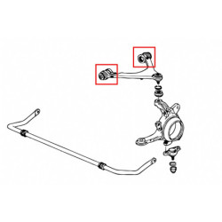 S2000 AP1 2 Honda Bras supérieur avant silentbloc Hardrace