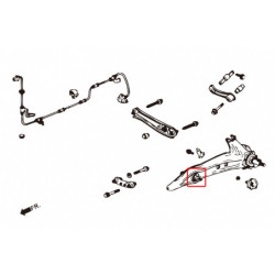 CR-V 1st RD1-RD3 1997-2001 Honda Rear Trailing Bras silentbloc Hardrace
