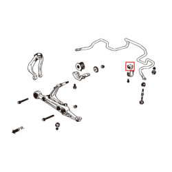 Civic 6th Honda Front Stabilizer silentbloc Hardrace