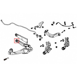 Civic 8th Honda Bras inférieur arrière silentbloc Hardrace