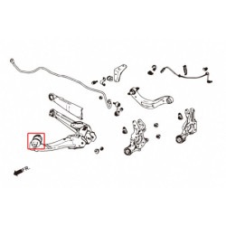Civic 8th Honda Rear Trailing Bras silentbloc Hardrace