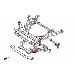 X5 E70 BMW Front - Bras inférieur avant silentbloc Hardrace