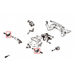 Civic 5th Honda Front Lower Harden Support moteur Hardrace