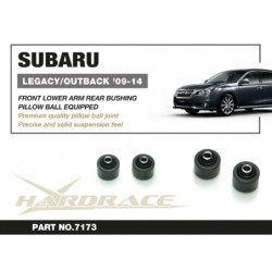 Legacy outback 5th BM BR 2009-2014 Subaru Bras inférieur avant-rear silentbloc Hardrace