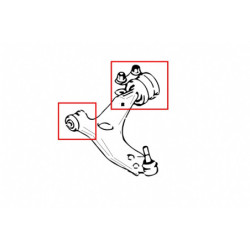 3 AXELA 1st BK 2003-2008 Mazda Bras inférieur avant silentbloc Hardrace