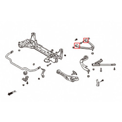 Z 5th Z33 2002-2008 Nissan Bras supérieur avant silentbloc Hardrace