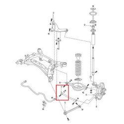 Z 5th Z33 2002-2008 Nissan Bras inférieur arrière silentbloc Hardrace