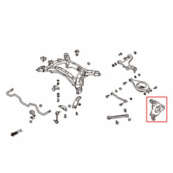 Z 5th Z33 2002-2008 Nissan Fusée arrière silentbloc Hardrace