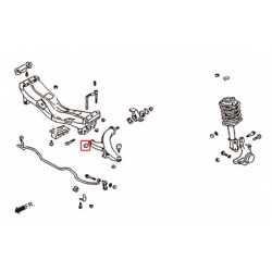 Impreza 1st WRX GC GF GM 1992-2000 Subaru Bras inférieur avant Bush Hardrace