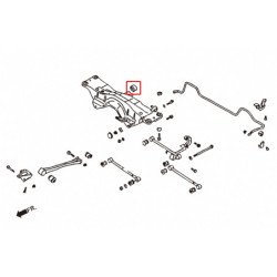 Impreza 1st WRX GC GF GM 1992-2000 Subaru Rear Differential To Sub-frame silentbloc Hardrace