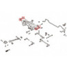 Impreza 1st WRX GC GF GM 1992-2000 Subaru Rear Cross Member silentbloc Hardrace