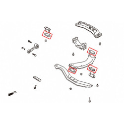 Impreza 1st WRX GC GF GM 1992-2000 Subaru Transmission Crossmember silentbloc Hardrace