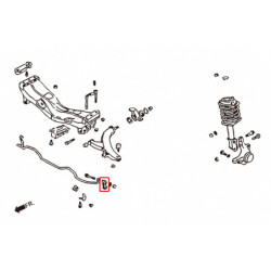 Impreza 1st WRX GC GF GM 1992-2000 Subaru Front Reinforced Stabilizer Link Kits Hardrace