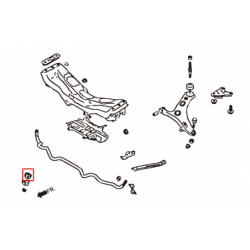 Impreza 2nd WRX GD GG 2001-2006 Subaru Reinforced Stabilizer silentbloc Hardrace