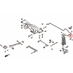 Impreza 2nd WRX GD GG 2001-2006 Subaru Reinforced Stabilizer silentbloc Hardrace