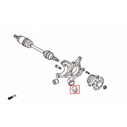 Impreza 3rd WRX GE-GR 2007-2013 Subaru Fusée arrière silentbloc Hardrace