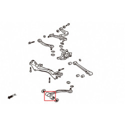 Lancer evolution 7-9th CT9A Mitsubishi Rear Trailing Bras silentbloc Hardrace