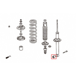 Accord 7th Honda Rear Shock silentbloc Hardrace