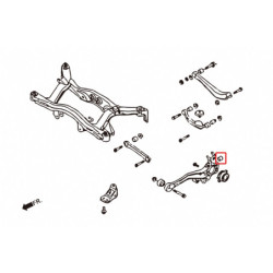 Legacy outback 3rd BE BH BT 1998-2002 Subaru Fusée arrière silentbloc Hardrace