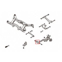 Legacy outback 4th BL BP 2003-2008 Subaru Rear Trailing Bras silentbloc Hardrace
