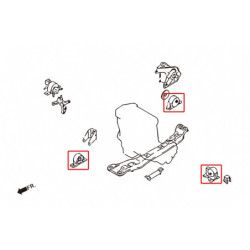 Sentra sylphy 5th B15 N16 2000-2006 Nissan Reinforced Support moteur Hardrace