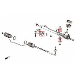 Civic 6th Honda Tpv Reinforced Steering Bush Hardrace