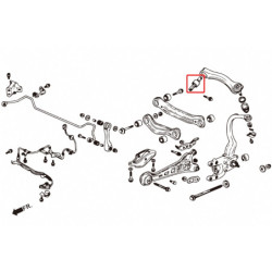 Accord 4th 1989-1993 CB1 2 3 4 Honda Bras supérieur arrière silentbloc Hardrace
