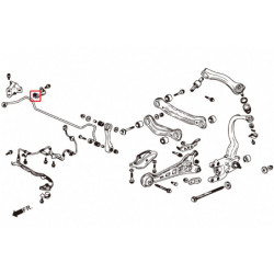 Accord 4th 1989-1993 CB1 2 3 4 Honda Rear Stabilizer silentbloc Hardrace