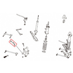 Mark x reiz 1st GRX120 2004-2009 Toyota Rear Toe Bras de suspension Adjustable Hardrace