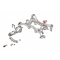Legacy outback 3rd BE BH BT 1998-2002 Subaru Rear Differential To Sub-frame silentbloc Hardrace