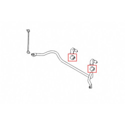 Focus MK2 Ford Front Reinforced Stabilizer silentbloc Hardrace