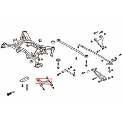 Impreza 4th GP GJ 2012-2017 Subaru Rear Bras de suspension Hardrace