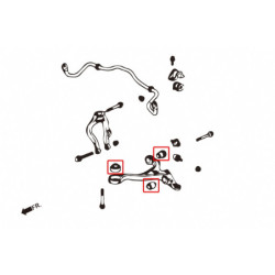 Odyssey jdm 3th RB1 2 2003-2008 Honda Bras inférieur avant silentbloc Hardrace