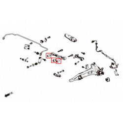 Integra DA 1990-1993 Honda Bras inférieur arrière silentbloc Hardrace