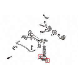 6 ATENZA 1st GG GY 2002-2008 Mazda Bras inférieur arrière silentbloc Hardrace