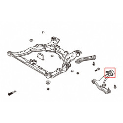 Teana J31 04-07 Nissan Bras inférieur avant Bush Hardrace