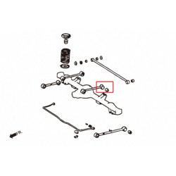 Land cruiser J80 1990-1997 J105 1998-2007 Toyota Bras supérieur arrière Bush Hardrace