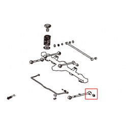 Land cruiser J80 1990-1997 J105 1998-2007 Toyota Bras inférieur arrière Bush Hardrace